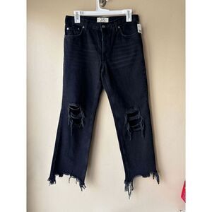 Free People Maggie Mid-Rise Straight Leg Jeans Women's Size 26